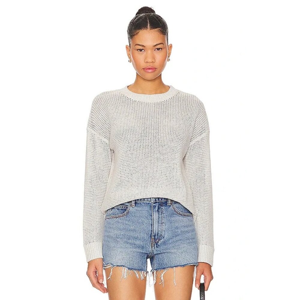 JUMPER 1234 Crewneck Sweater Silver Knit Grey